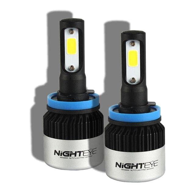 NIGHTEYE H8/H9/H11/H16 LED Headlight Bulb for Car and Bike White