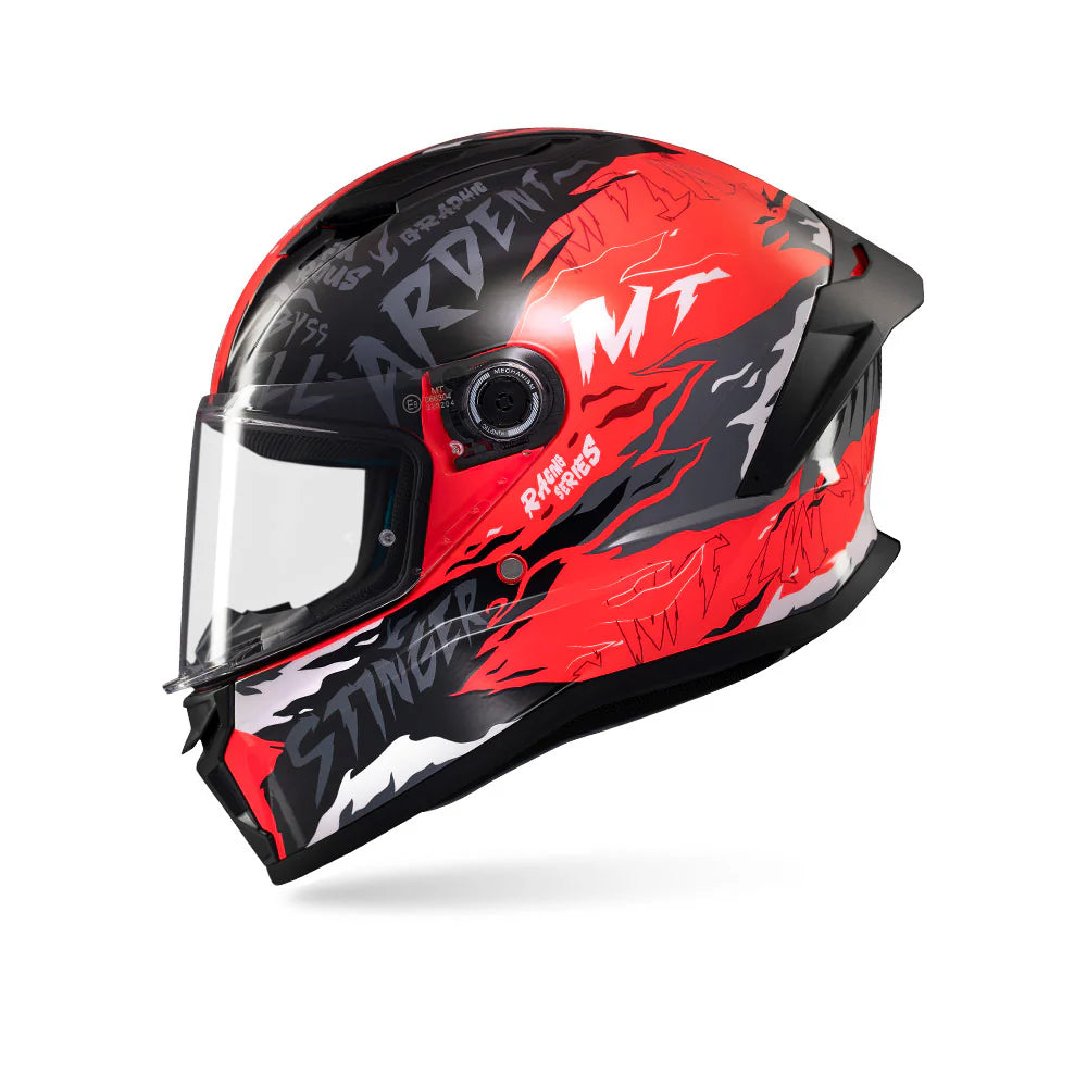 MT Stinger 2 Ardent C5 Gloss Full Face Helmet – ECE 22.06 & 5-Star SHARP Rated Graphic Helmet