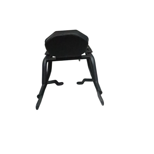 MotoCare Black CNC Carrier with Plate & Backrest for Royal Enfield Himalayan