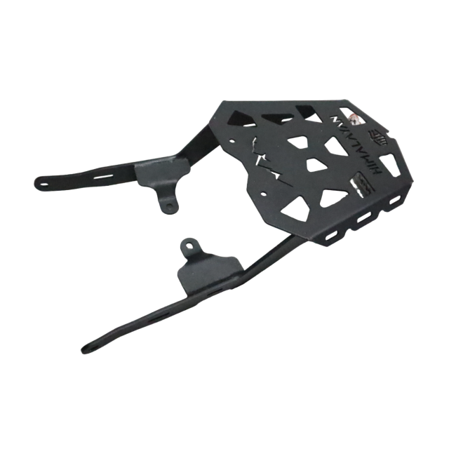 Moto Care CNC Back Carrier with Plate for Royal Enfield Himalayan 411