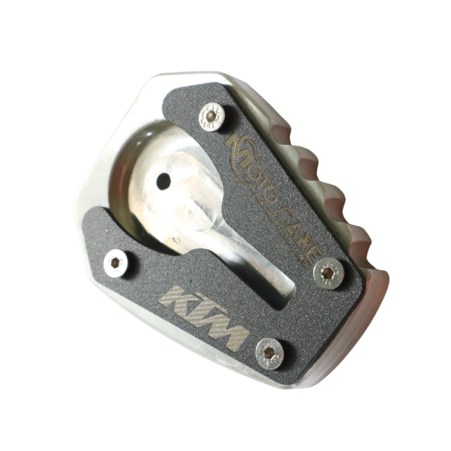 MotoCare CNC Side Stand Extender (Orange) FOR ADVENTURE