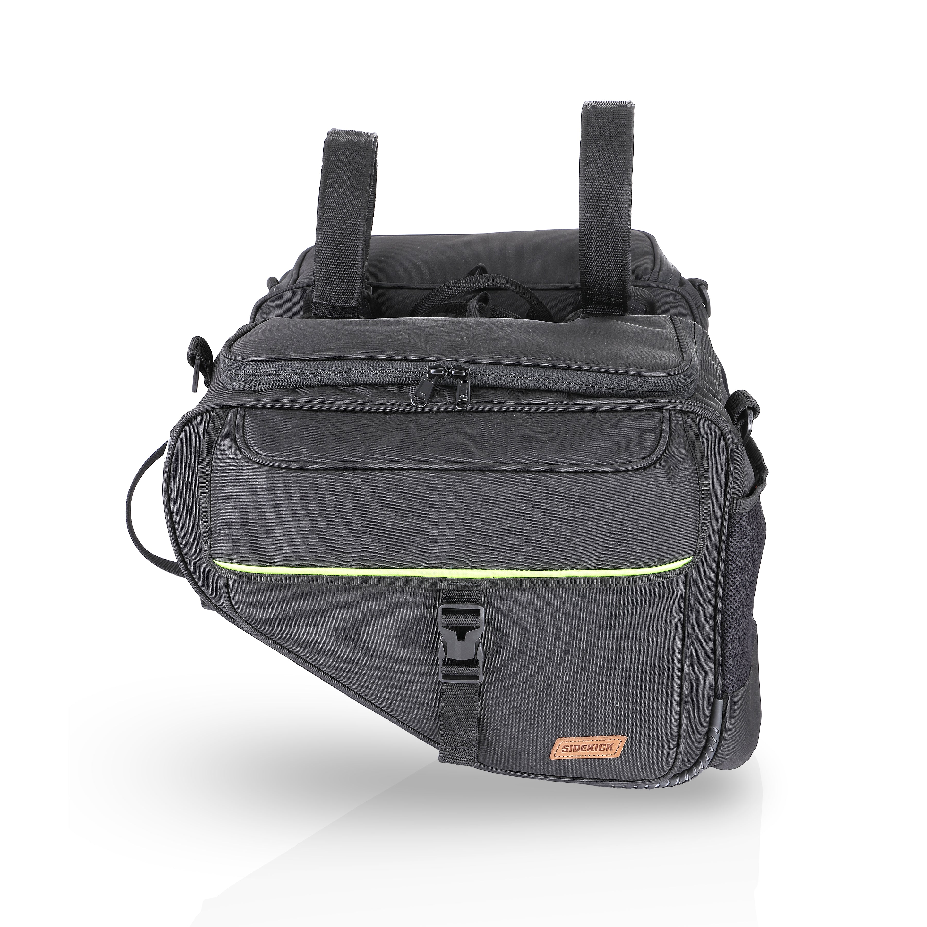 Guardian Gears SideKick Sports 45Ltrs Saddlebags with Waterproof Rain Cover fits on All Motorcycles