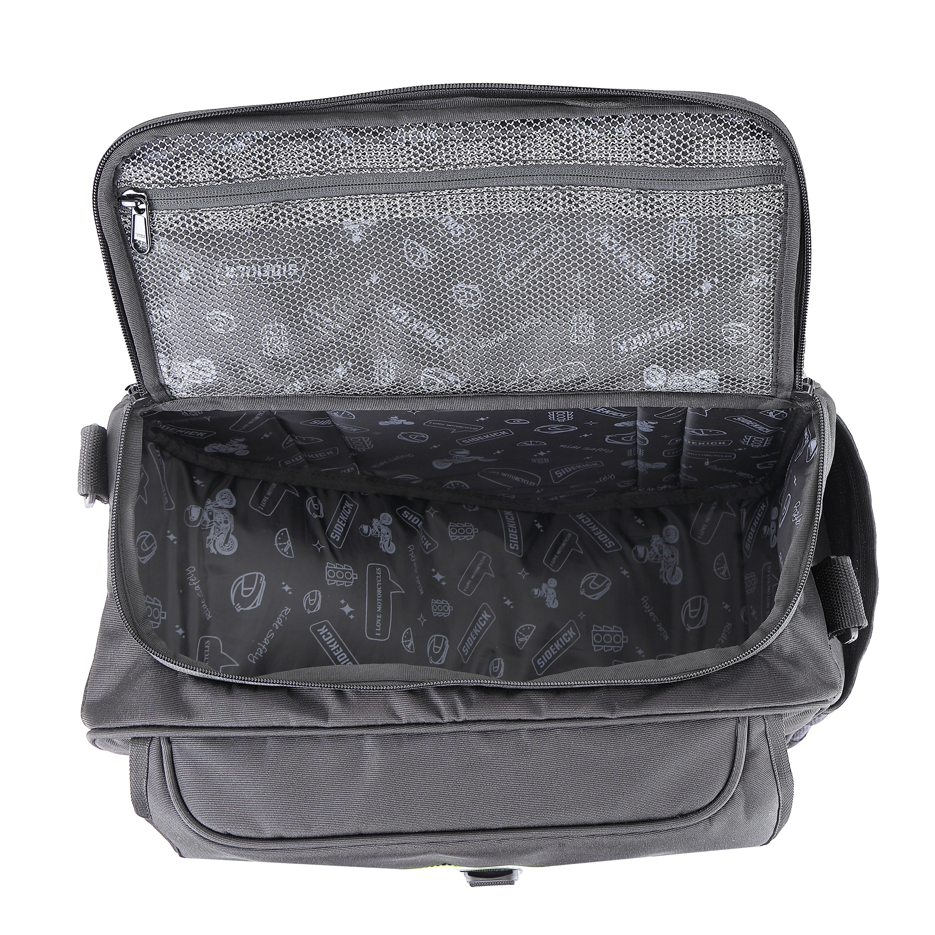 Guardian Gears SideKick Sports 45Ltrs Saddlebags with Waterproof Rain Cover fits on All Motorcycles