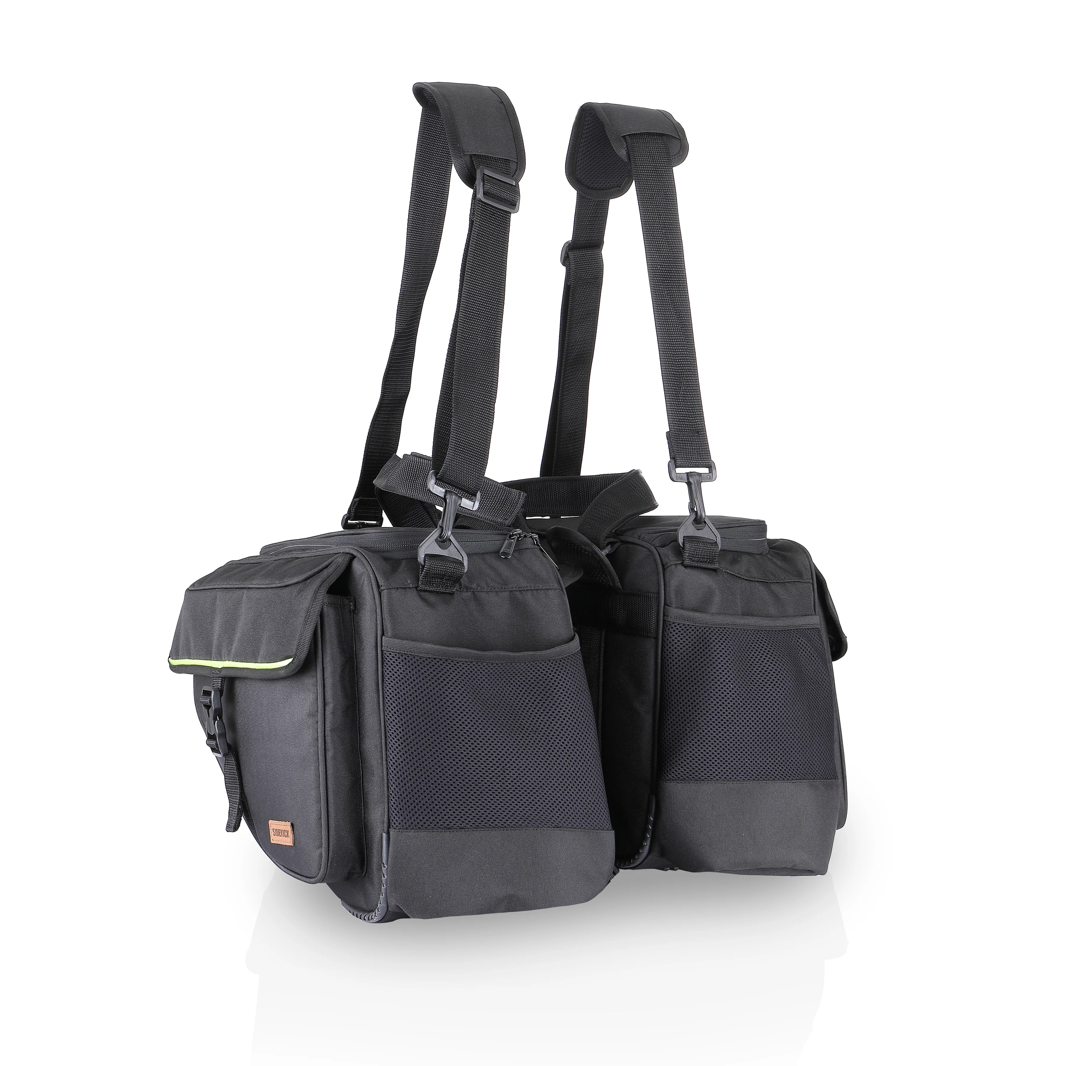 Guardian Gears SideKick Sports 45Ltrs Saddlebags with Waterproof Rain Cover fits on All Motorcycles