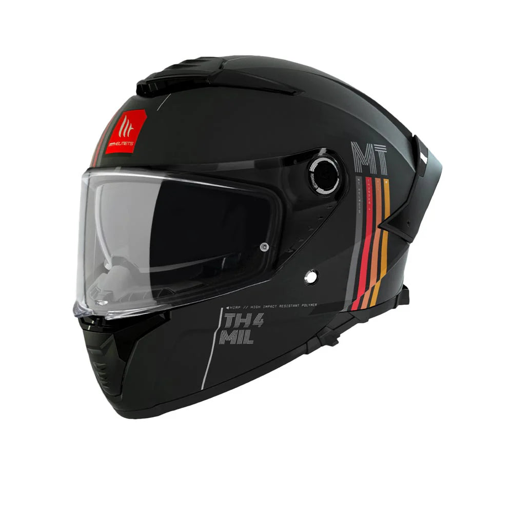 MT Thunder 4 SV A11 MIL Gloss Motorcycle Riding Helmet