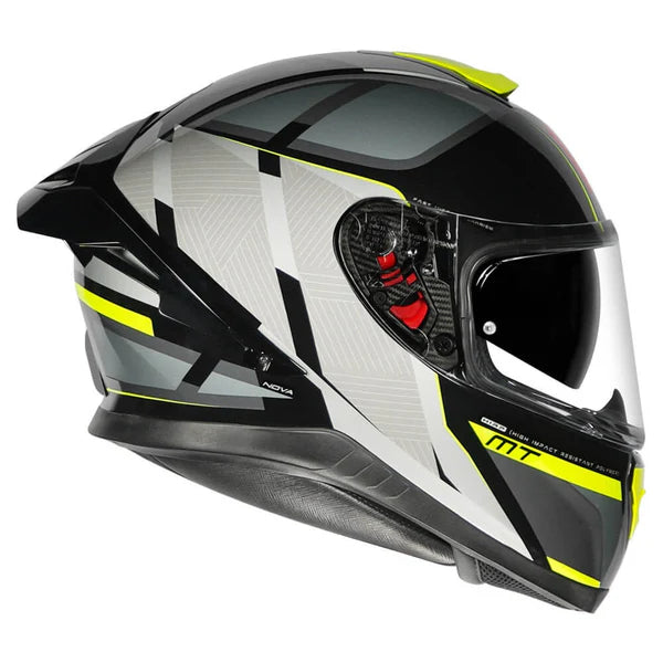 MT THUNDER 3 SV PRO MOTORCYCLE HELMET - Nova B62 Gloss Yellow