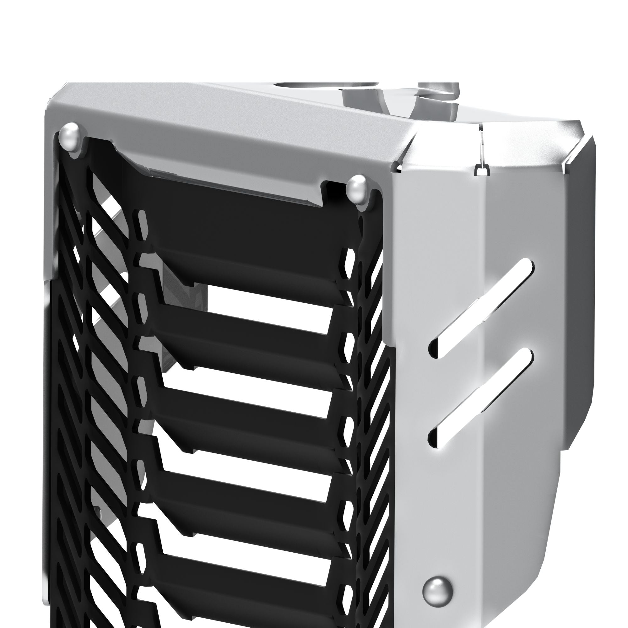 Auto Engina Radiator Guard for Triumph Scrambler 400X - Black Silver