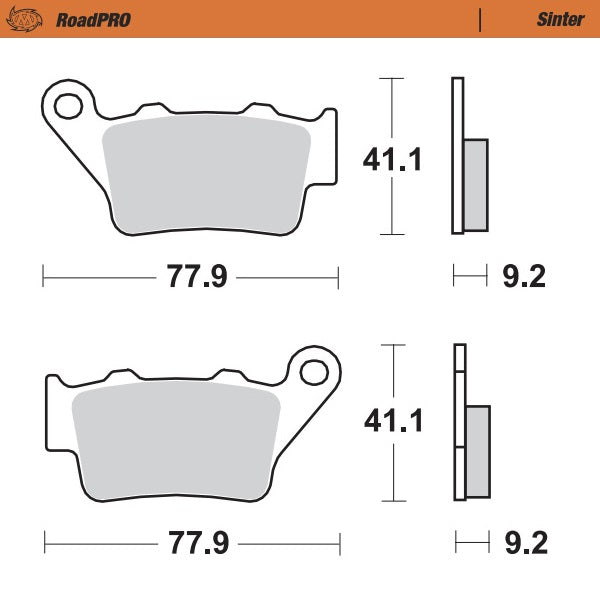 MotoMaster Brake Pads for BMW G310GS / G310R