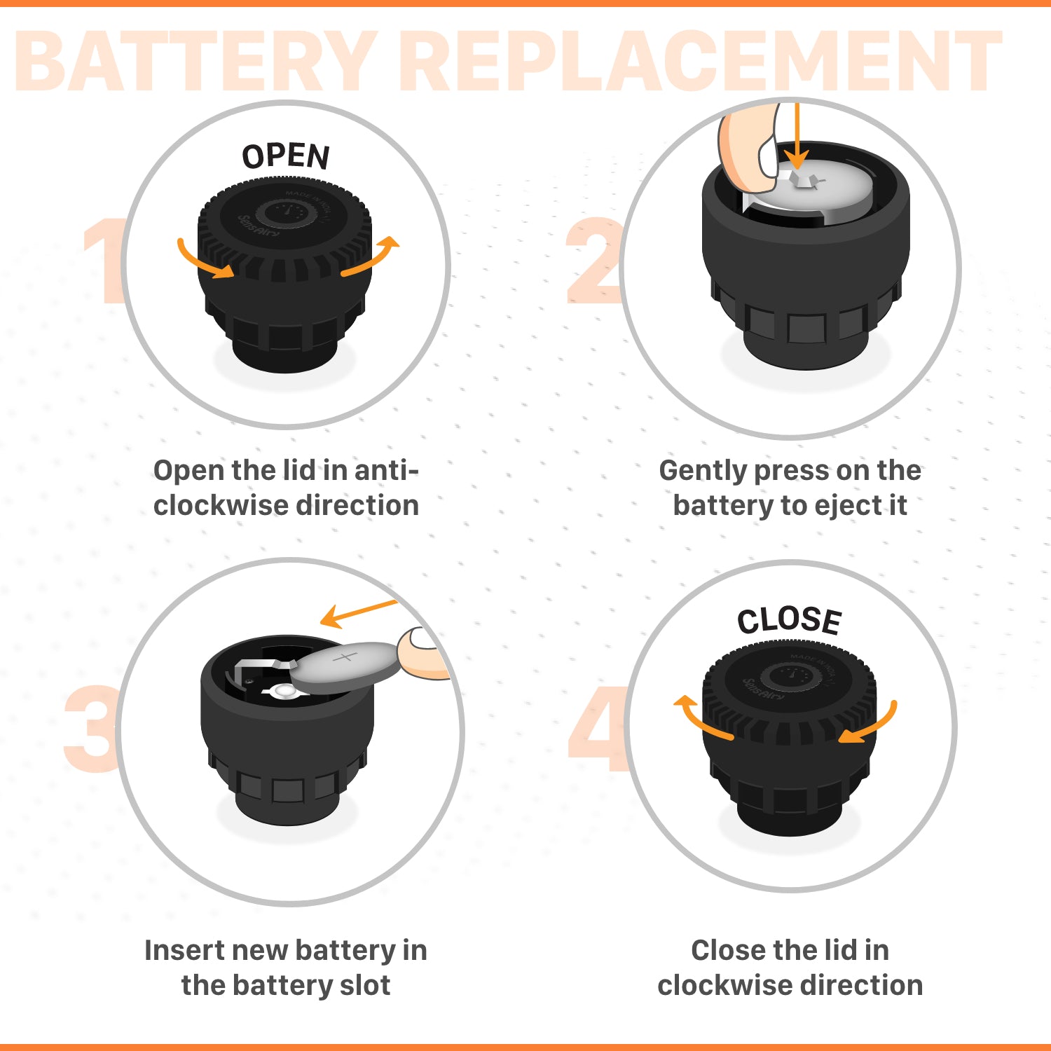 SensAiry External TPMS (Pack of 2 Sensors) – DIY Solution for Cars and Motorcycles