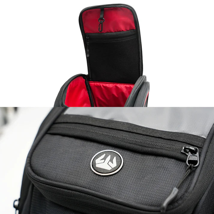 ORBIT 15L Magnetic Motorcycle Tank Bag | Riding Tank Bag with 5 Compartments