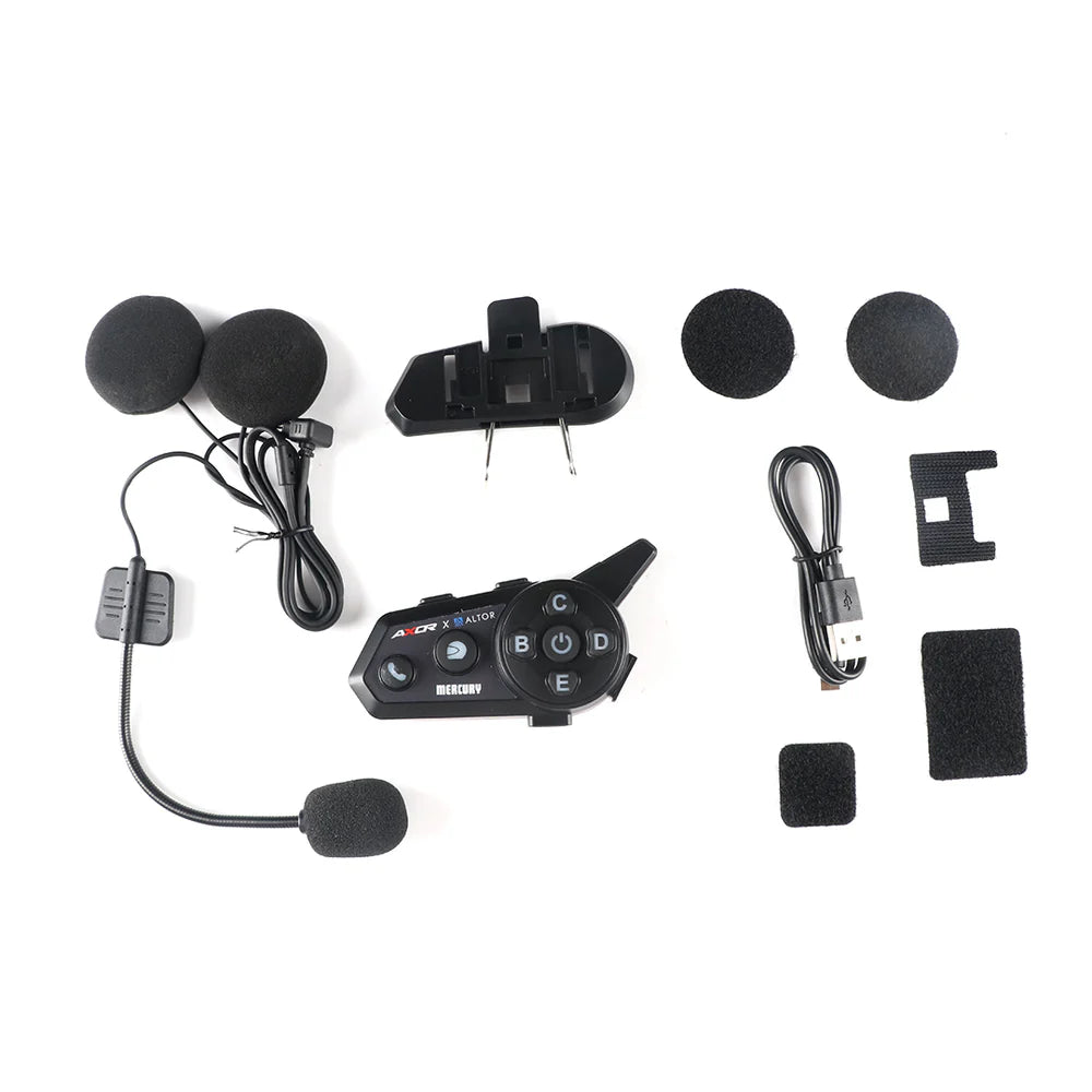 Axor Mercury Intercom powered by ALTOR | Bluetooth 5.3 Group Rider Communication System