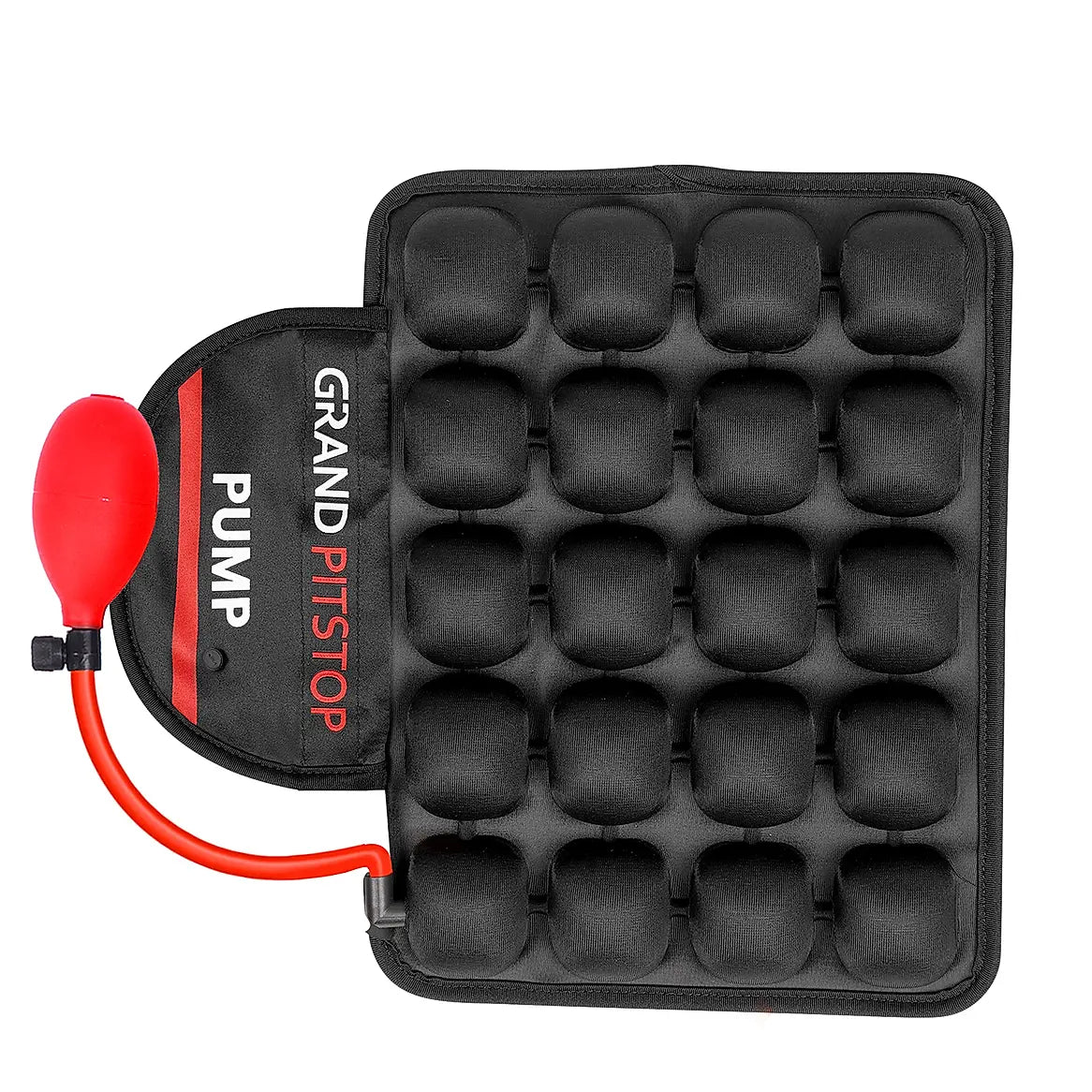 Air Bubble Airseat for Motorcycle and Car Lumbar Support - Pillion with Pump - Grand Pitstop