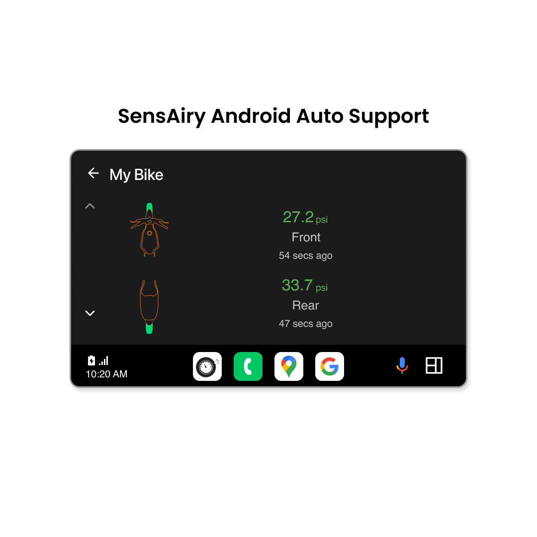 SensAiry External TPMS (Pack of 2 Sensors) – DIY Solution for Cars and Motorcycles