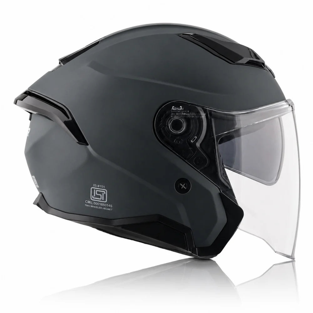 Axor Kylo Solid Half Face Motorcycle Helmet