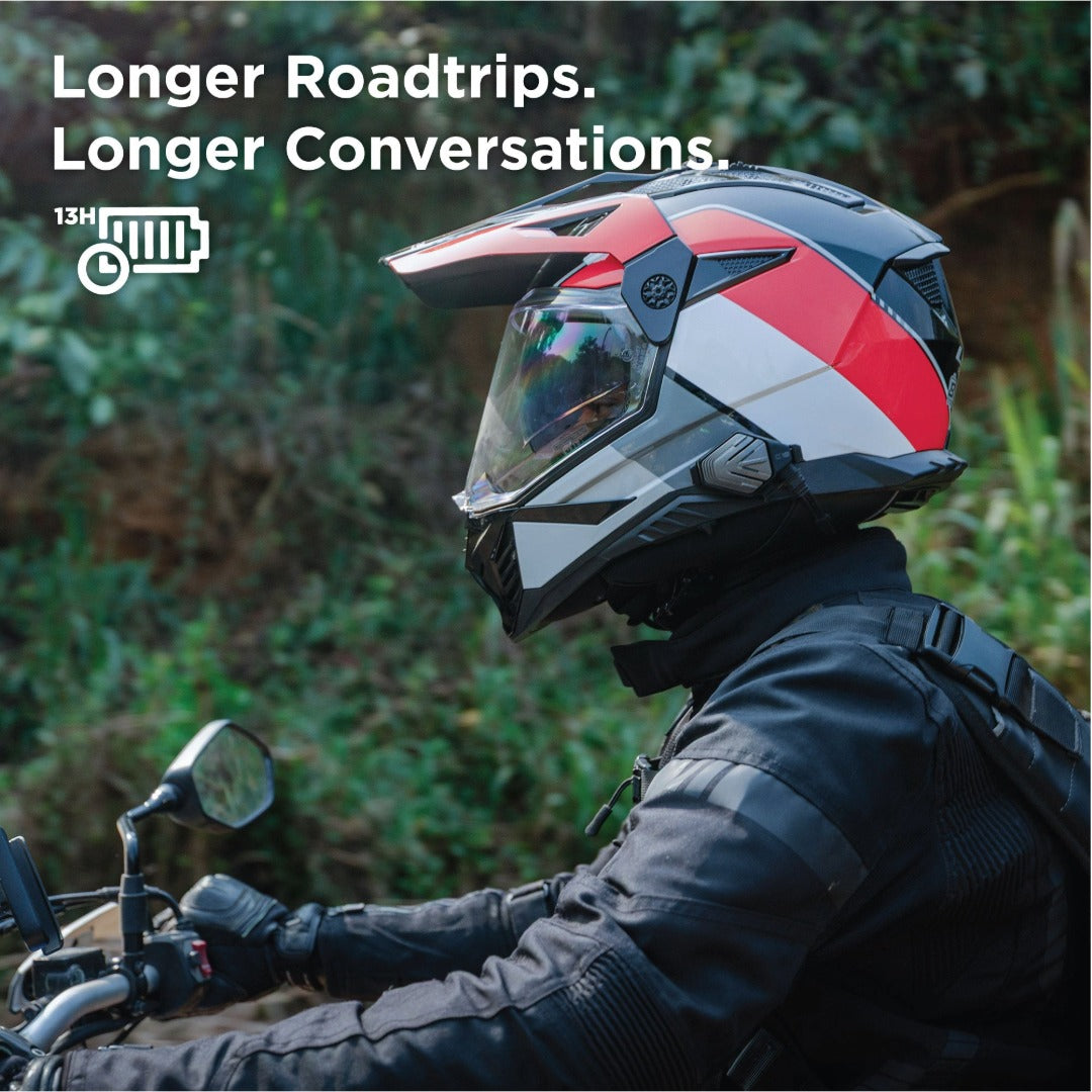 BluArmor C10 Bluetooth Motorcycle Intercom | Motorcycle Helmet Intercom Communication Device
