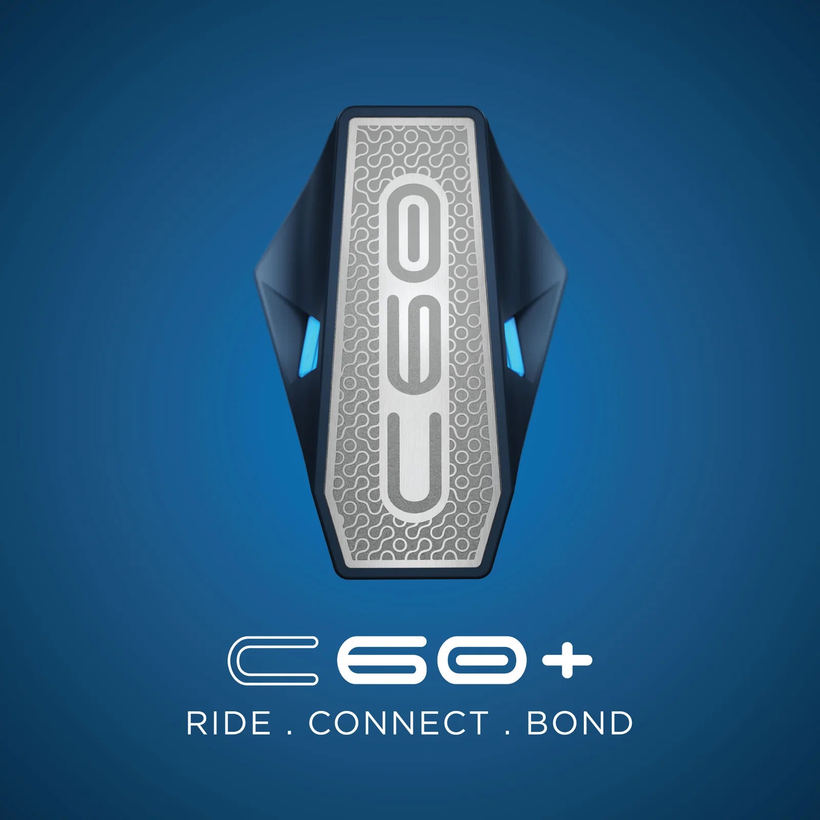 BluArmor C60 PLUS Bluetooth Motorcycle Intercom with RIDEGRID 2.0™ PRO Mesh | Unlimited Rider Mesh | Crash Detection