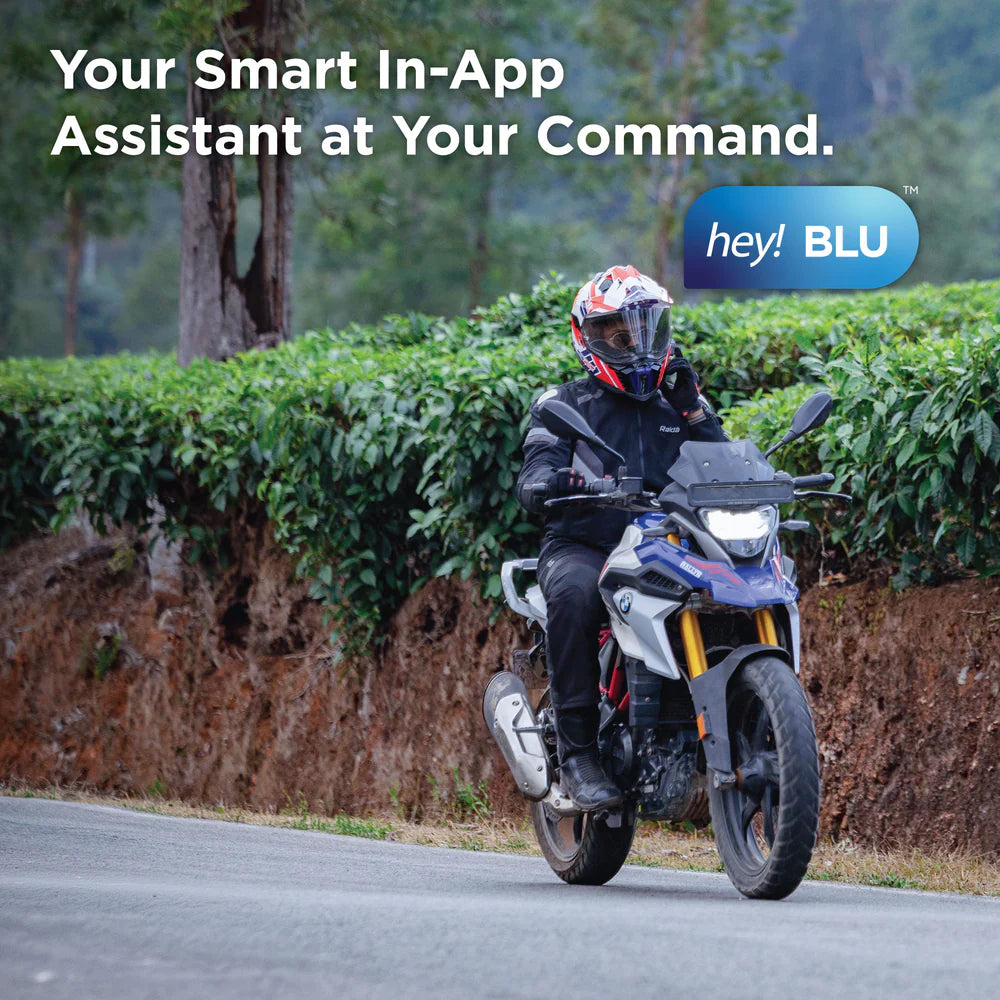 BluArmor C60 Pro Bluetooth Motorcycle Intercom with RIDEGRID 2.0™ PRO Mesh | Unlimited Rider Mesh | Crash Detection | 3.5mm Audio Output
