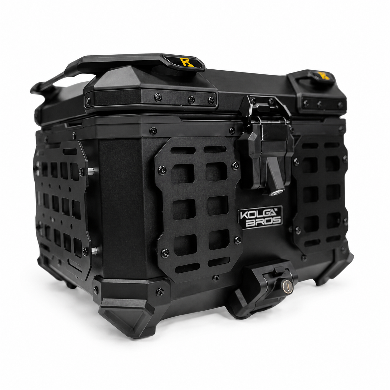 Kolga Bros Adventure Pro Moto Trunk Terra Lock Aluminium Top Box 45L – Black