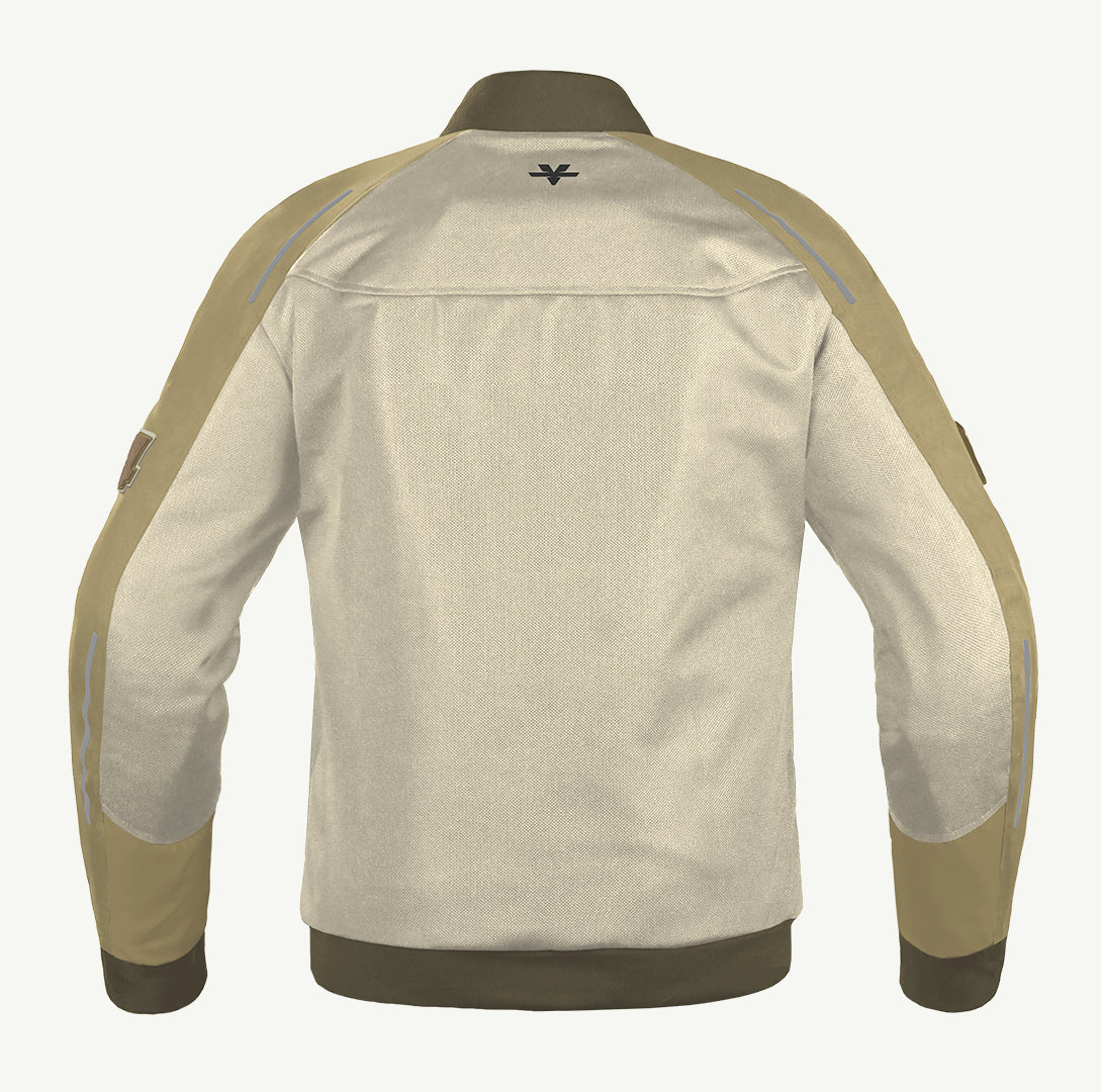 Viaterra Cooper Urban Bomber Mesh Riding Jacket – CE Level 2 Armour | Summer Riding Jacket | Breathable Mesh