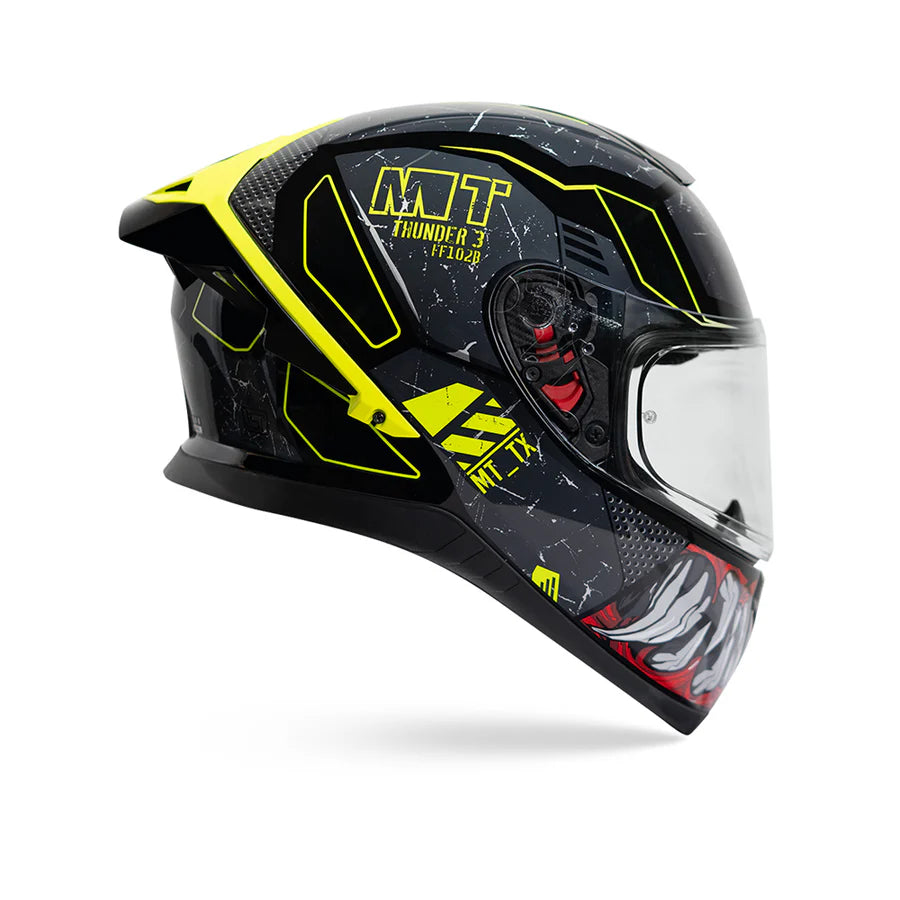 MT THUNDER 3 SV PRO MOTORCYCLE HELMET - T-X C2 Gloss