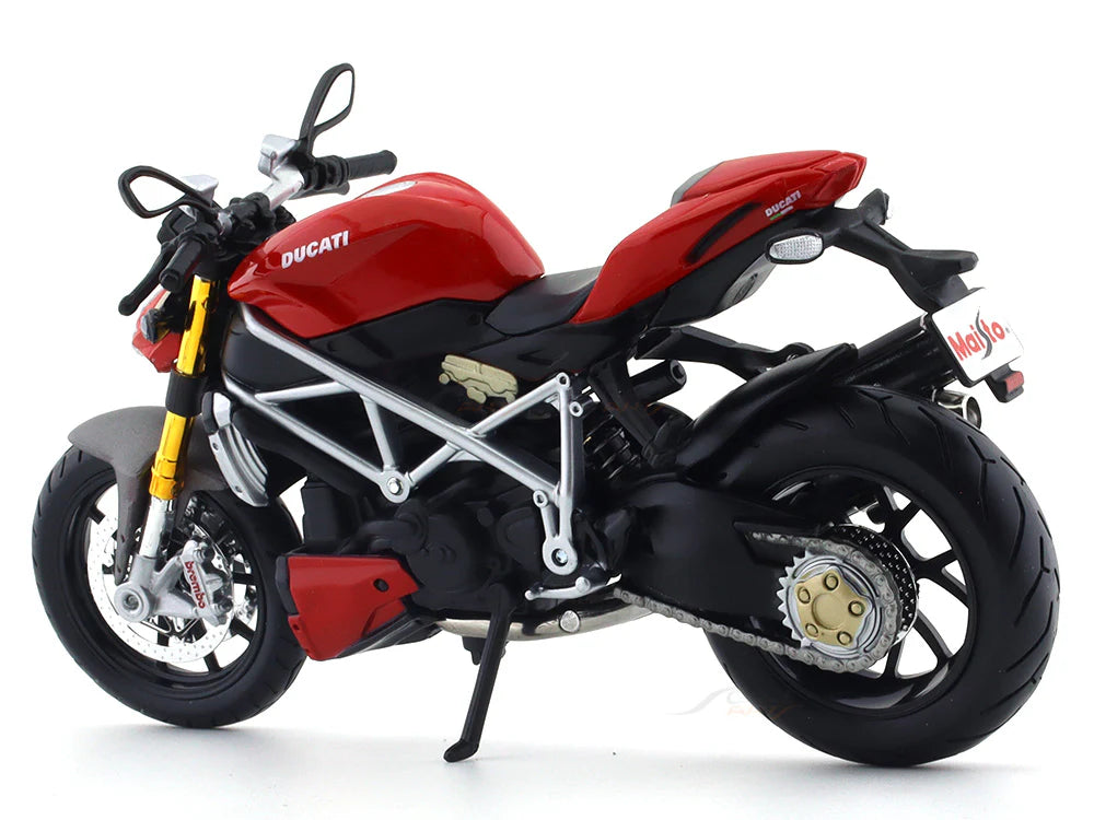 Maisto Ducati Super Naked S 1:12 Diecast Scale Model – Red