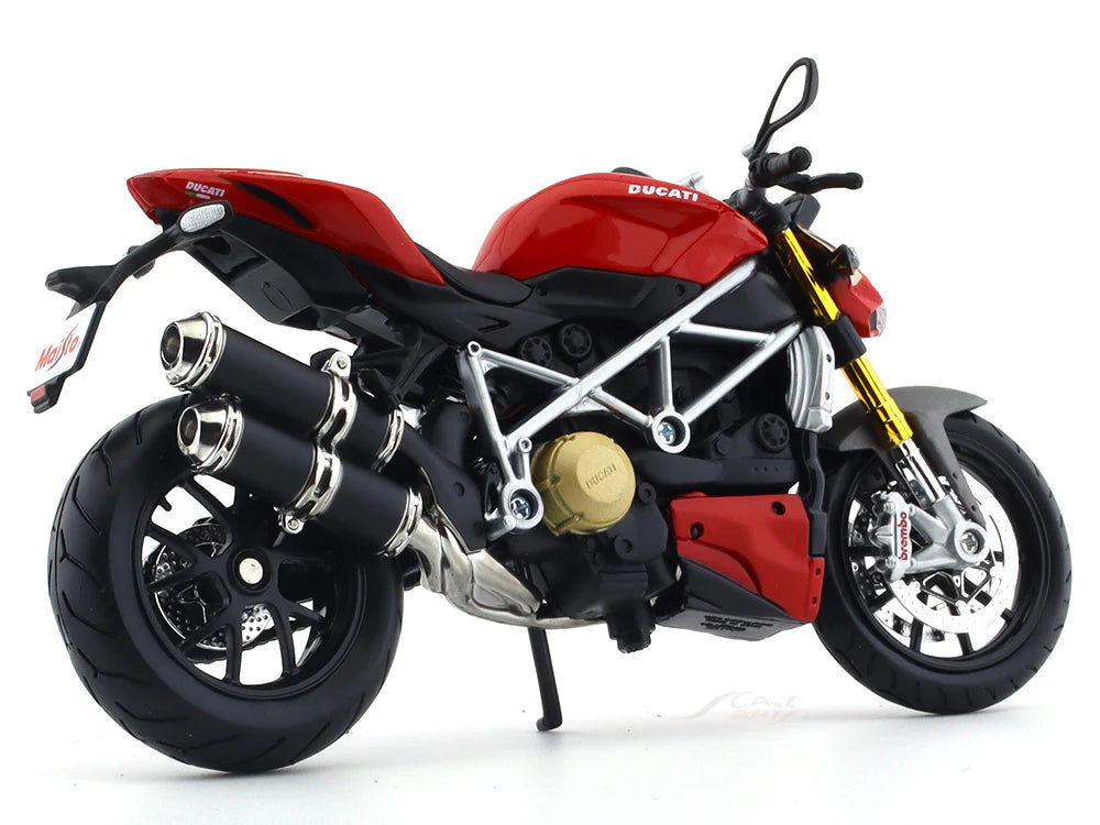Maisto Ducati Super Naked S 1:12 Diecast Scale Model – Red
