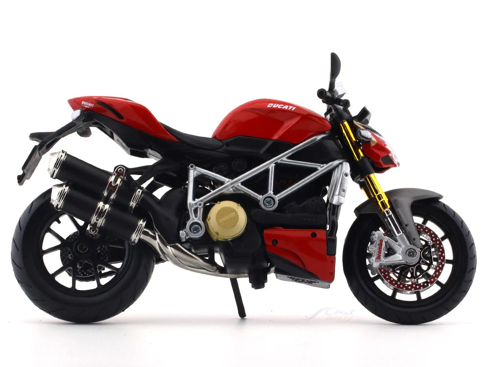 Maisto Ducati Super Naked S 1:12 Diecast Scale Model – Red