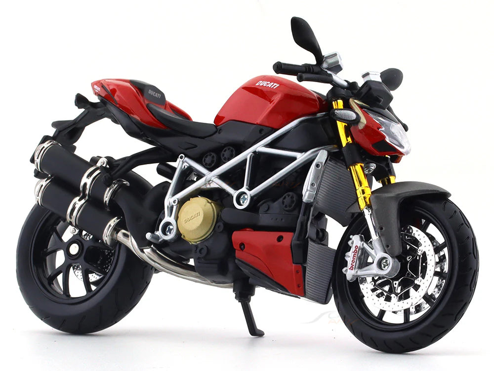 Maisto Ducati Super Naked S 1:12 Diecast Scale Model – Red