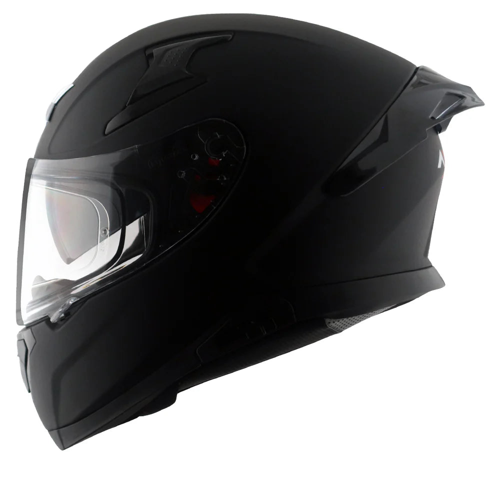 Full Face Visor Helmet-Axor Apex Solid-Black