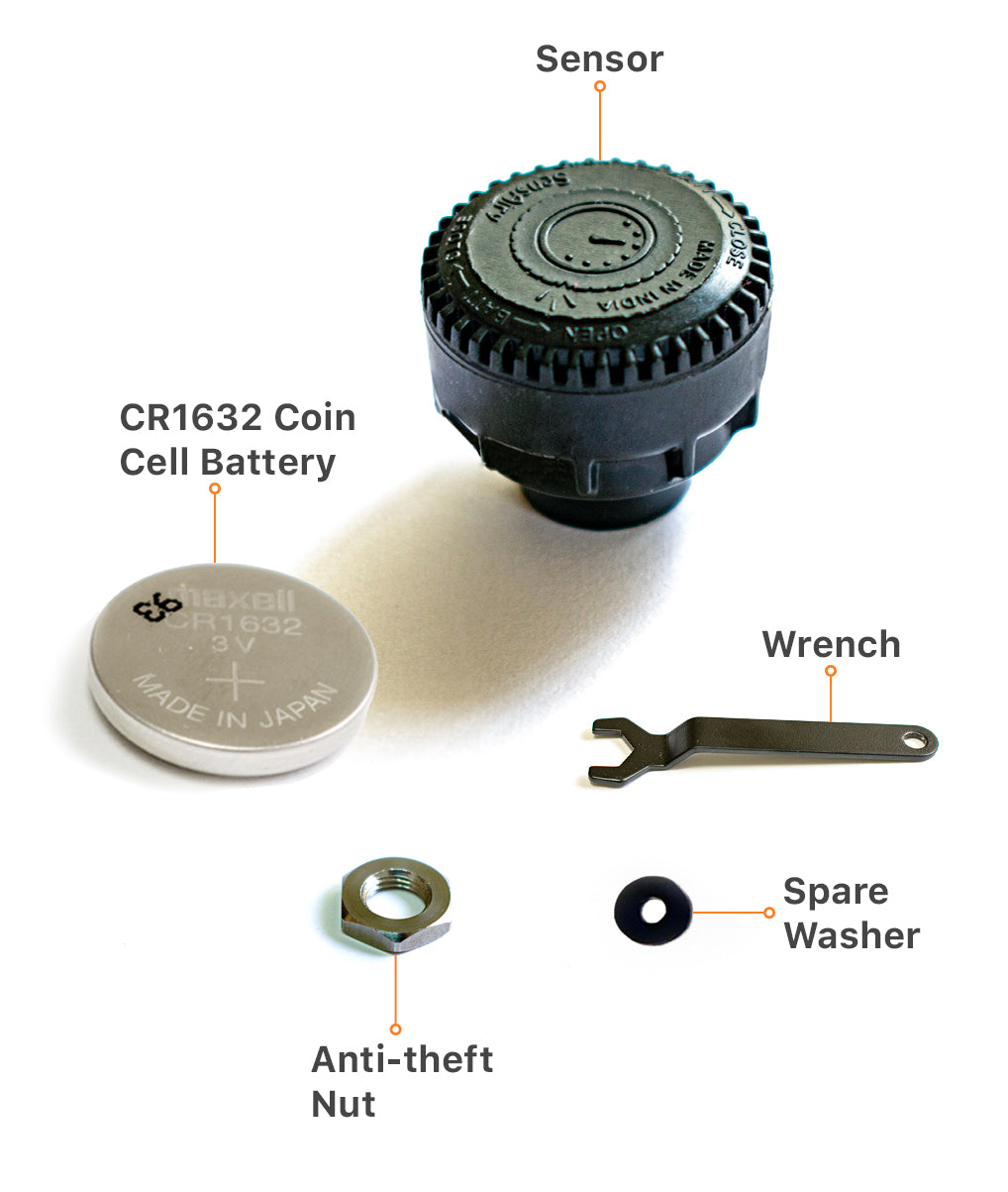 SensAiry External TPMS (Pack of 2 Sensors) – DIY Solution for Cars and Motorcycles