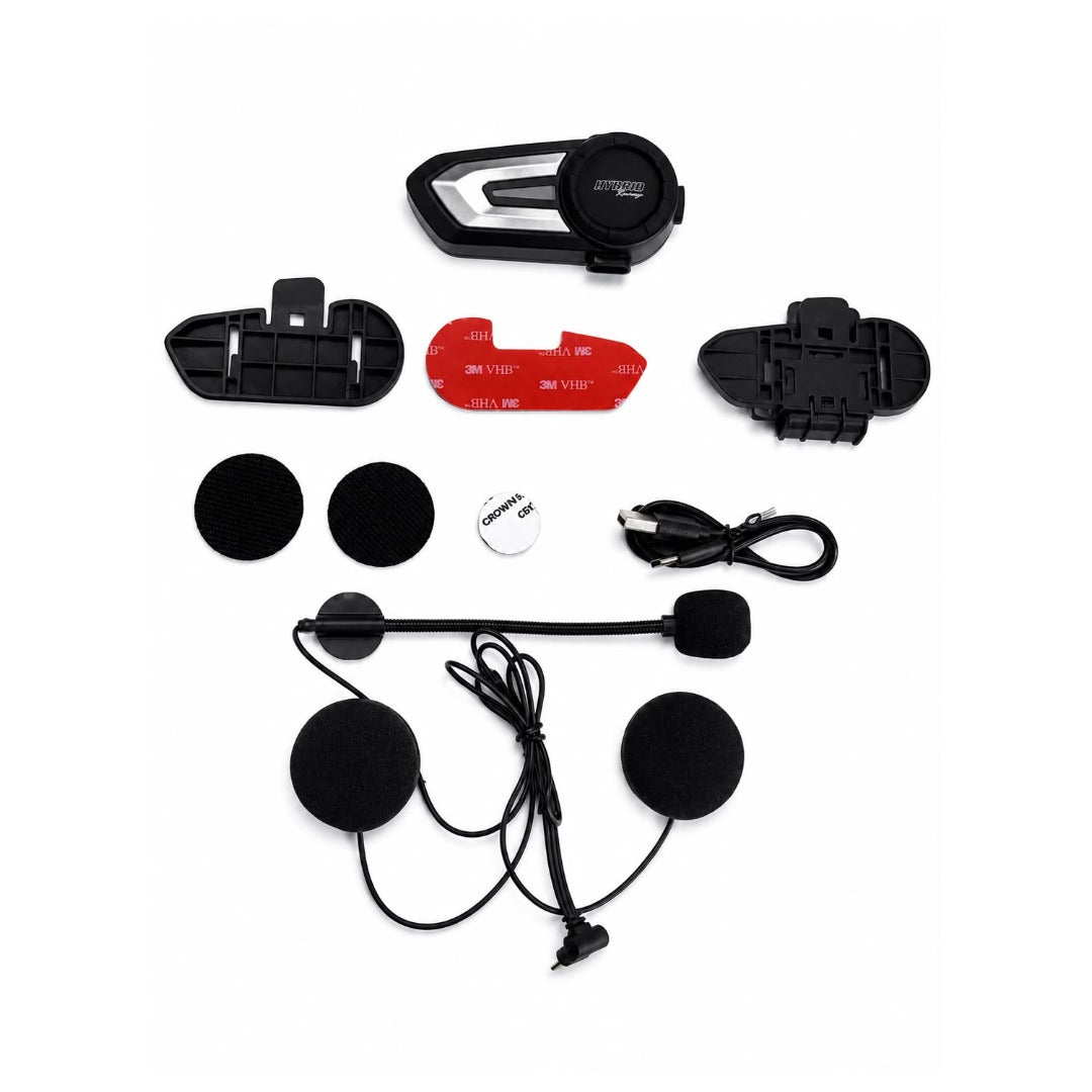Hybrid Racing BM1 Helmet Bluetooth Headset | Bluetooth 5.4 | IP67