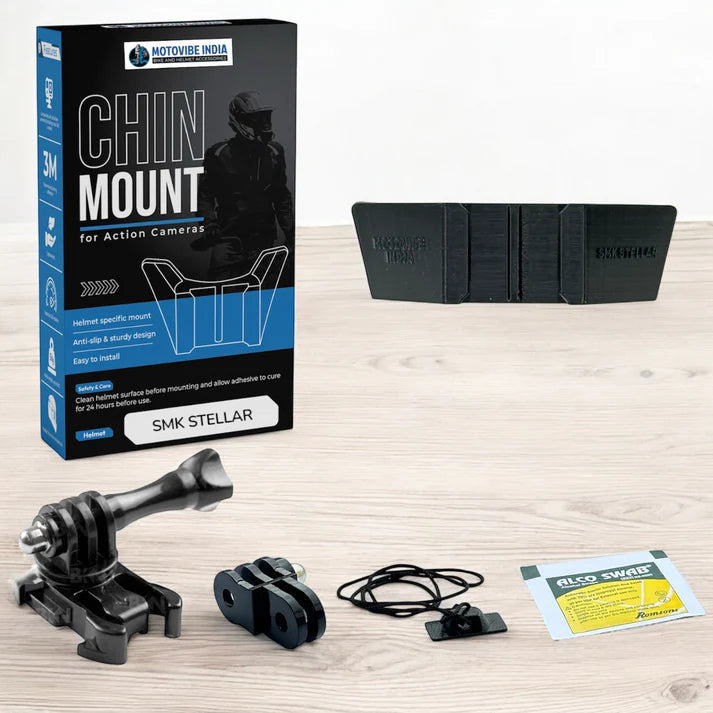 MotoVibe Helmet Chin Mount for Action Cameras – SMK Stellar