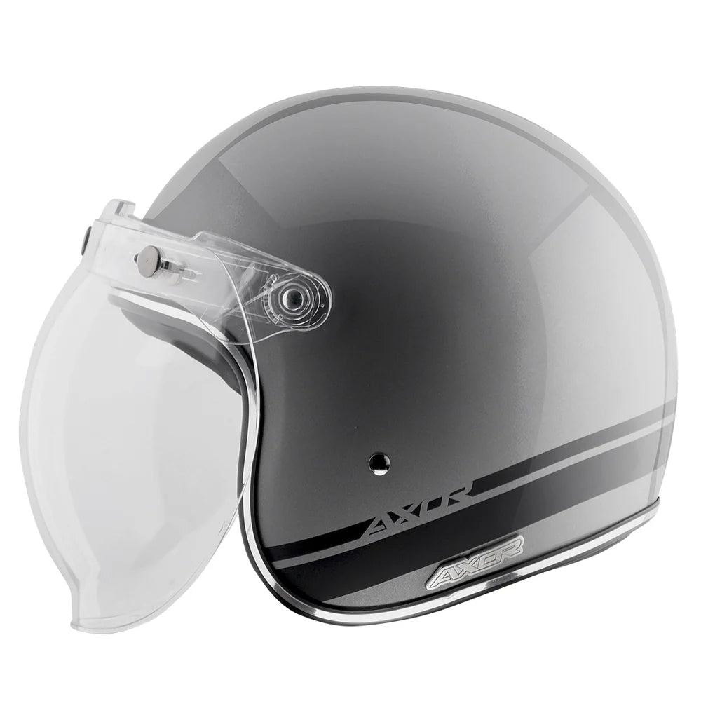 Axor Retro Jet Sportz S13 Half Face Motorcycle Helmet