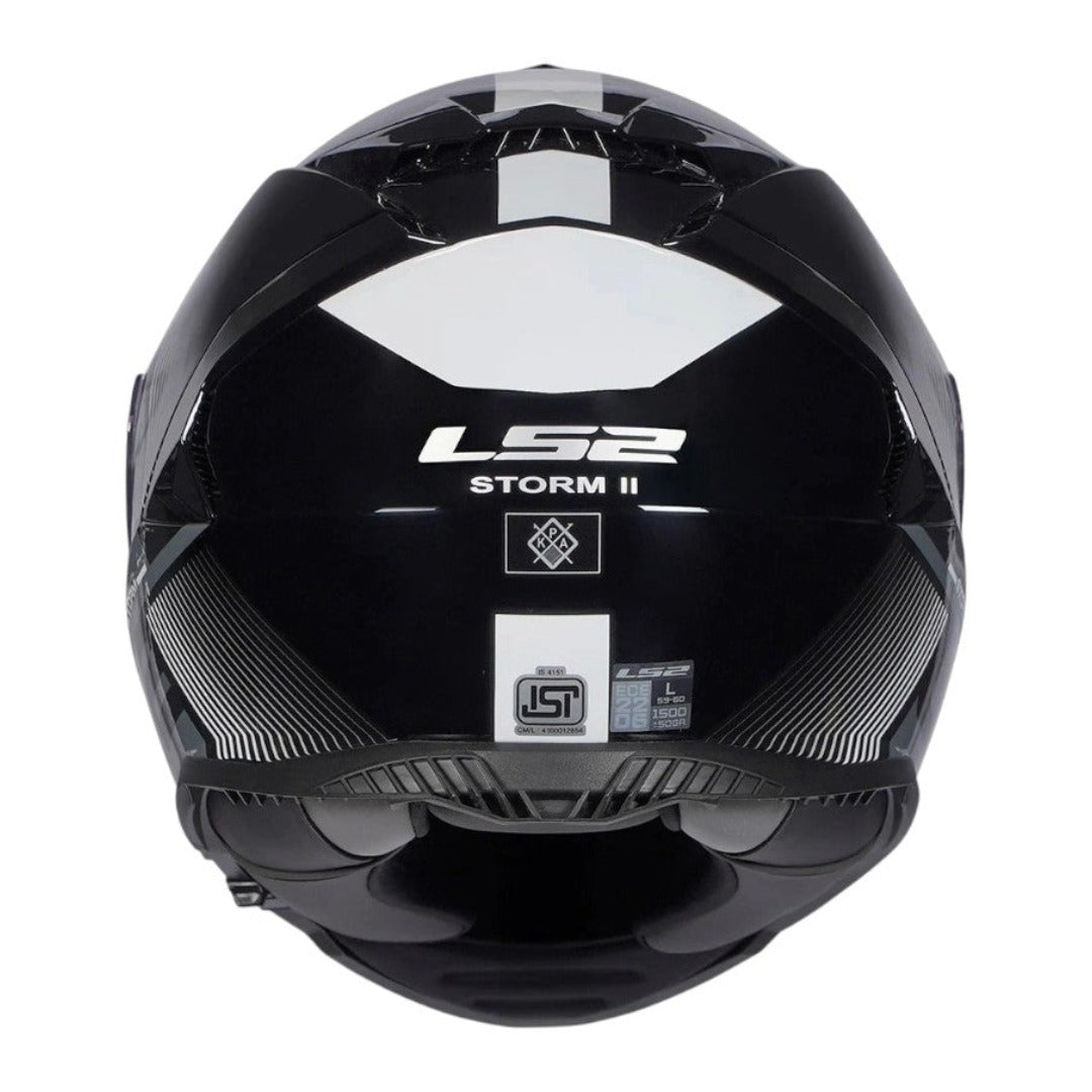 LS2 FF800 Storm II Epic Helmet Black White
