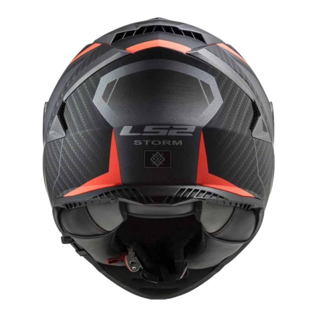 LS2 FF800 Storm II Racer Matt Titanium Orange Full Face Helmet