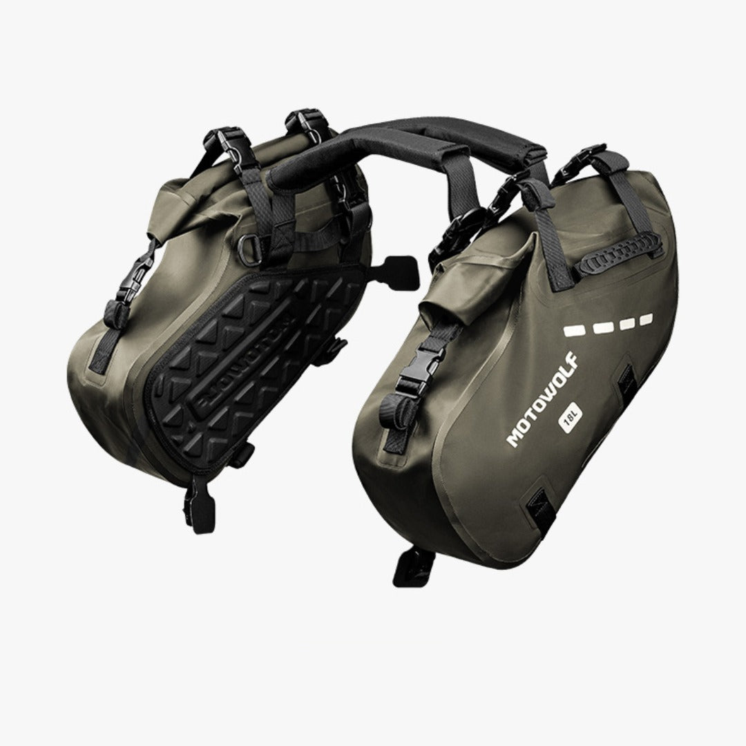 MOTOWOLF MB2 Saddle Bags for Motorcycle | 18L