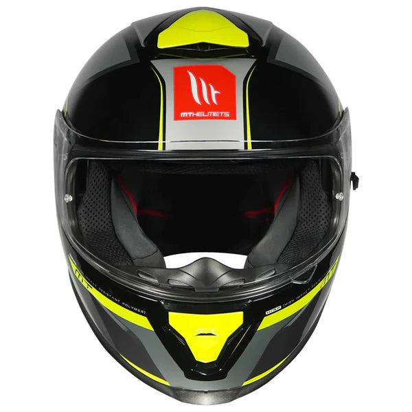 MT THUNDER 3 SV PRO MOTORCYCLE HELMET - Nova B62 Gloss Yellow