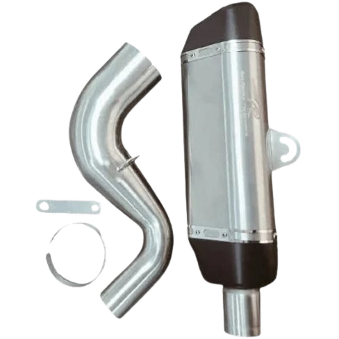 KTM Adv 390/250 Red Rooster Performance Galactic Exhaust With Bendpipe