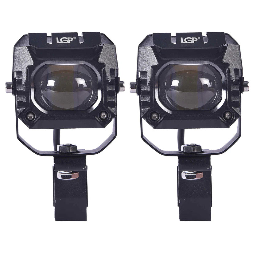 FOG LAMP DK260 WITH WIRING HARNESS AND WIRED SWITCH FOR ALL BIKES | LGP