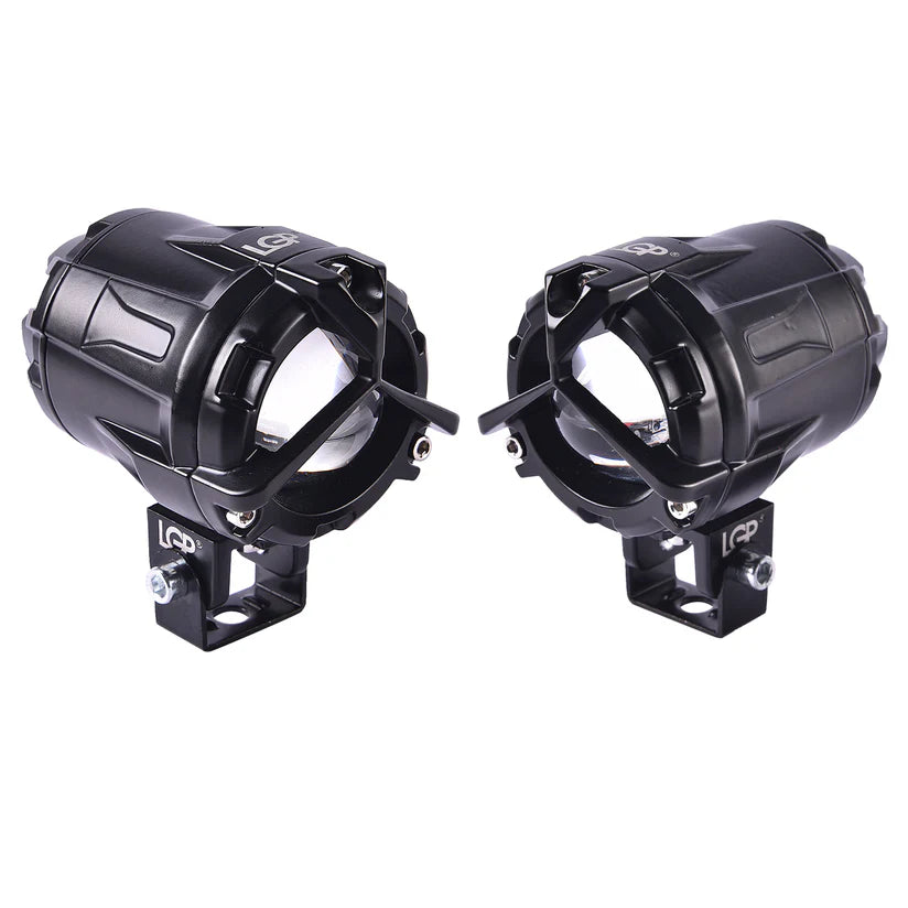 LGP DK350 60W Motorcycle Fog Lamp / Spotlight – 7000 Lumens with Wireless Control (Yellow + White Beam)