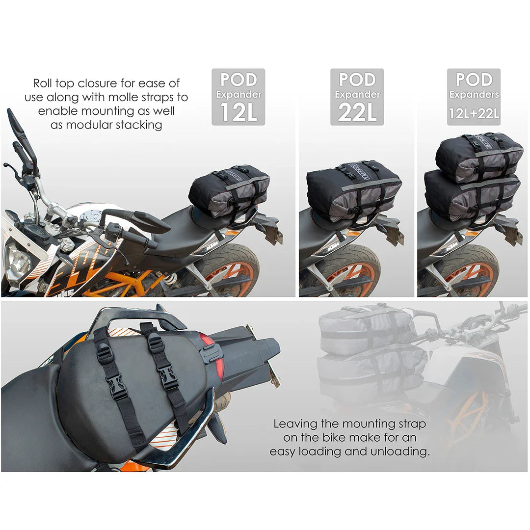 Viaterra Pod - 100% Waterproof Tail Bag
