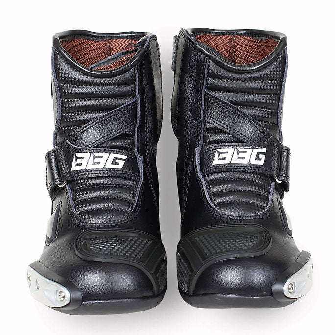 RIDEPRO Motorcycle Riding Boots – Black | Premium Leather Riding & Touring Boots | BBG