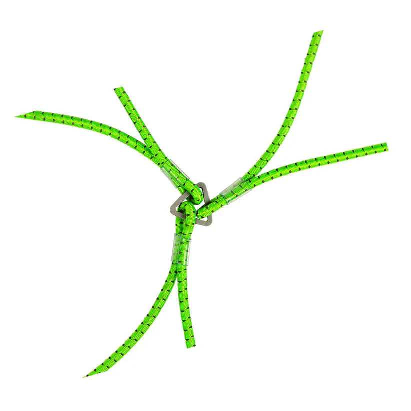 MotoTech Reflective Hexapod Bungee Cord Tie-down System - 32" / 80cms - Neon + Grey