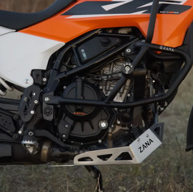 KTM Upper & Lower Crash Guard Set (Black) for KTM Adventure 390 – 2025 Model