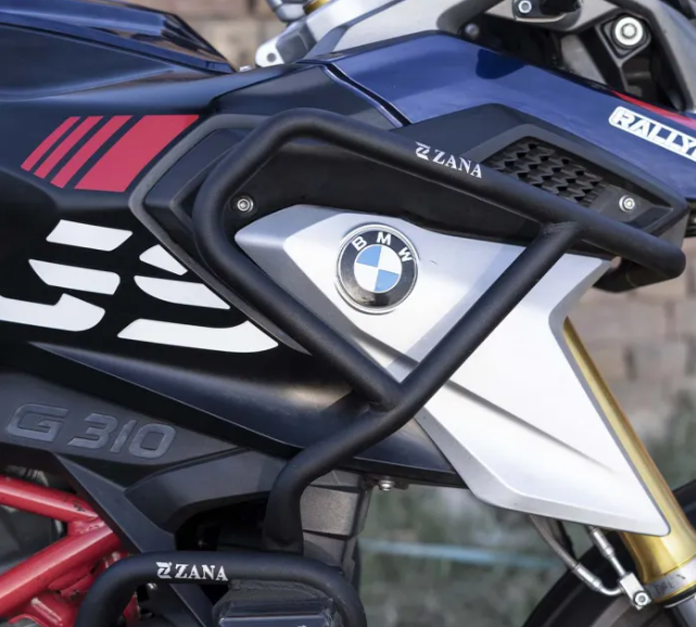 ZANA BMW G310 GS Upper Fairing Guard – Mild Steel (Black)