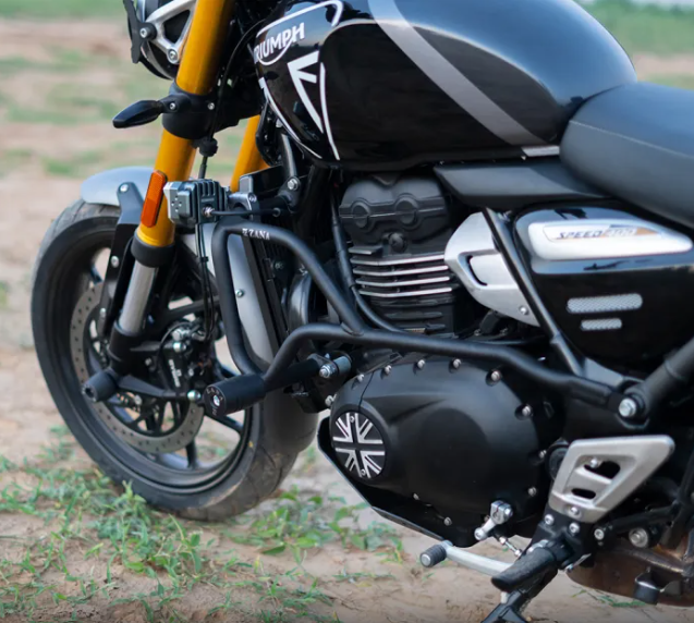 Zana Crash Guard with Slider Black for Triumph Speed 400
