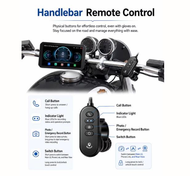 LBC MOTO B3 Elite Dashcam Series with Blind Spot Detection
