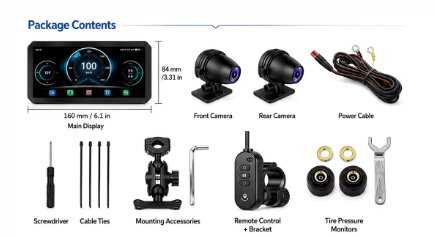LBC MOTO B3 Elite Dashcam Series with Blind Spot Detection