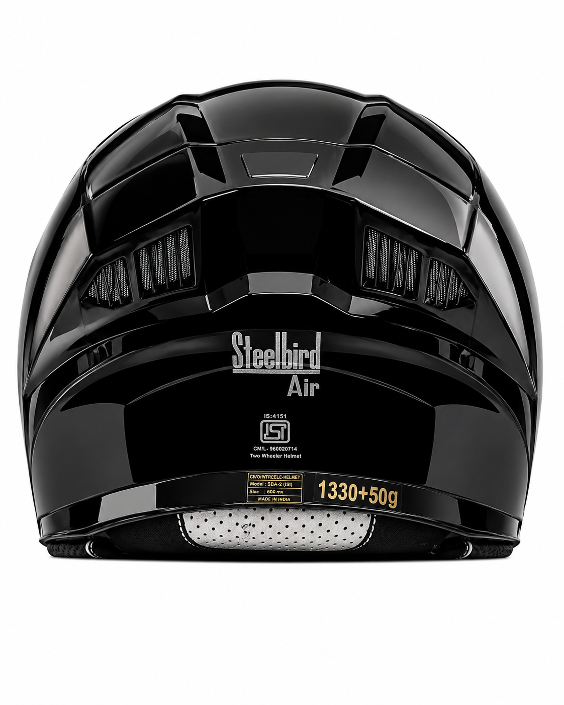 Steelbird SBA-20 Bluetooth Flip-Up Motorcycle Helmet with Bluetooth 5.2 – Glossy Black