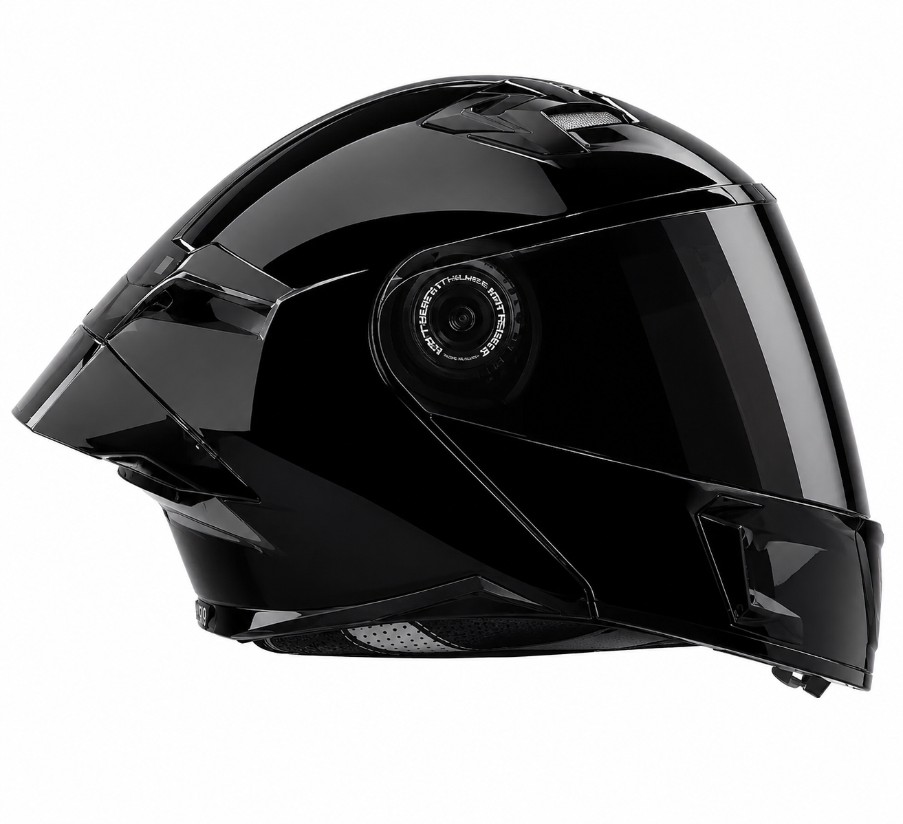 Steelbird SBA-20 Bluetooth Flip-Up Motorcycle Helmet with Bluetooth 5.2 – Glossy Black